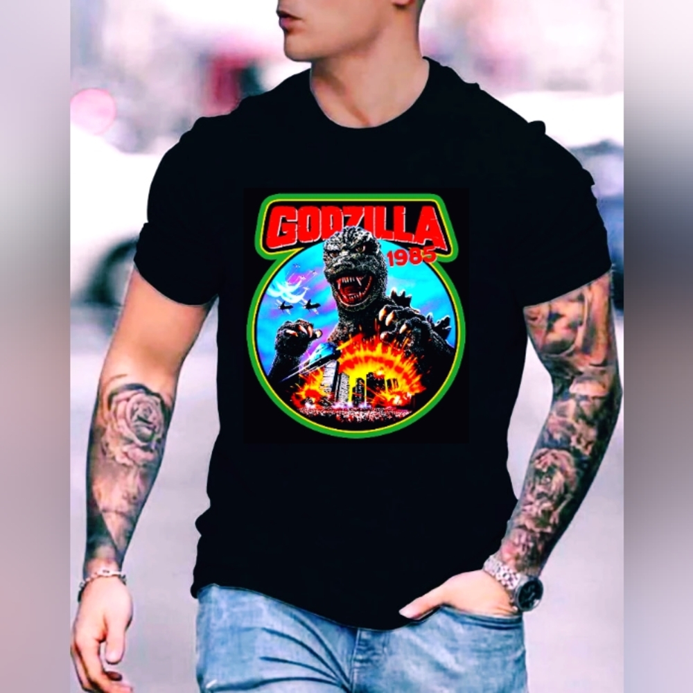 GO GO GODZILLA VINTAGE TEE UNISEX